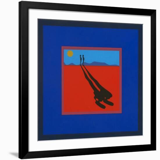 Falling Man-Ernest Trova-Framed Serigraph