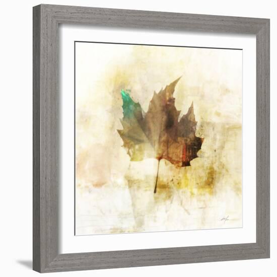 Falling Maple Leaf 1-Ken Roko-Framed Art Print