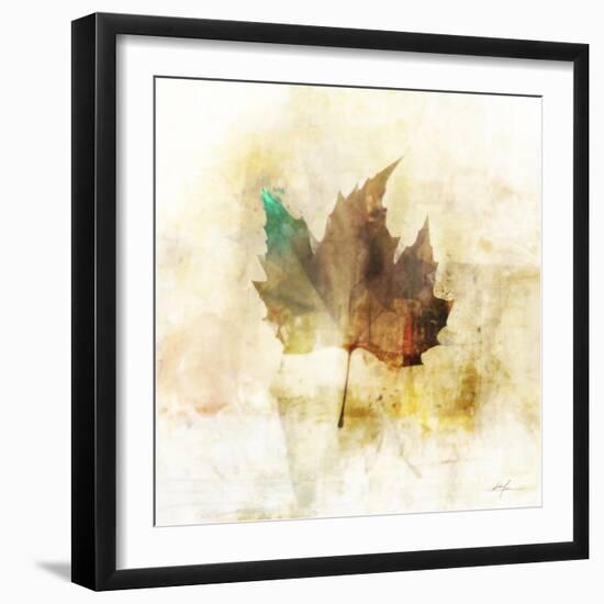 Falling Maple Leaf 1-Ken Roko-Framed Art Print