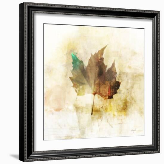 Falling Maple Leaf 1-Ken Roko-Framed Art Print
