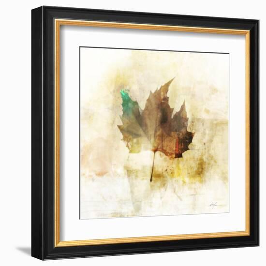 Falling Maple Leaf 1-Ken Roko-Framed Art Print