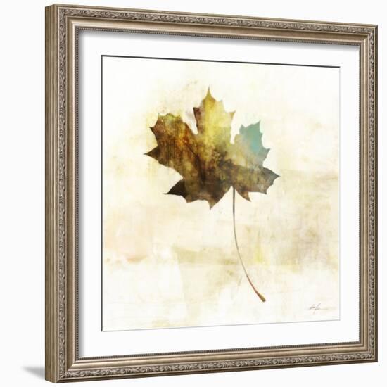 Falling Maple Leaf 2-Ken Roko-Framed Art Print