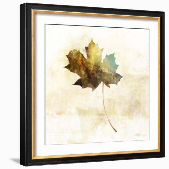 Falling Maple Leaf 2-Ken Roko-Framed Art Print