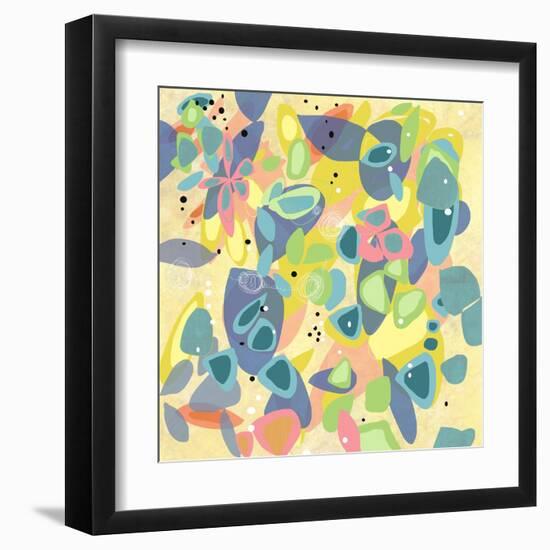 Falling On Water 1-Jan Weiss-Framed Art Print