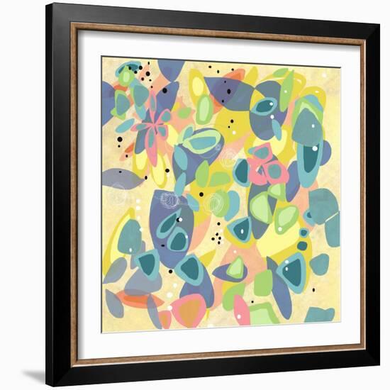 Falling on Water 1-Jan Weiss-Framed Art Print