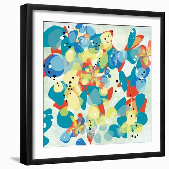 Falling on Water 2-Jan Weiss-Framed Art Print