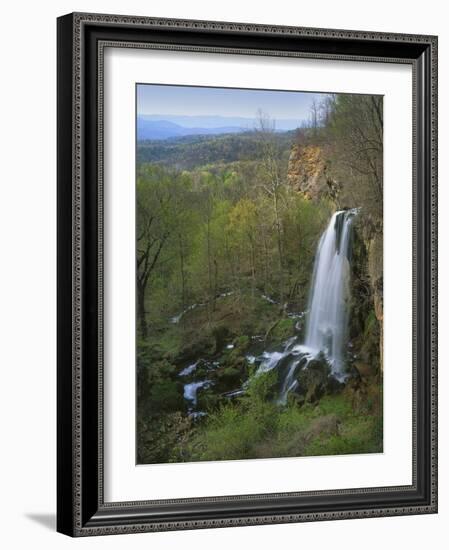 Falling Springs Cascades, Alleghany Co, Virginia, USA-Charles Gurche-Framed Photographic Print