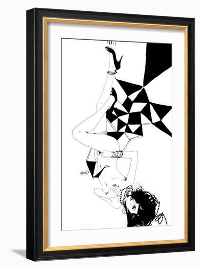 Falling-Manuel Rebollo-Framed Art Print