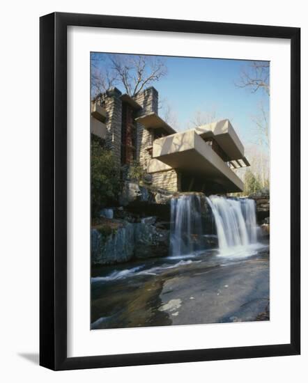 Fallingwater, State Route 381, Pennsylvania-Frank Lloyd Wright-Framed Photo