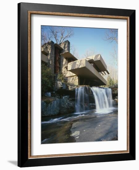 Fallingwater, State Route 381, Pennsylvania-Frank Lloyd Wright-Framed Photo