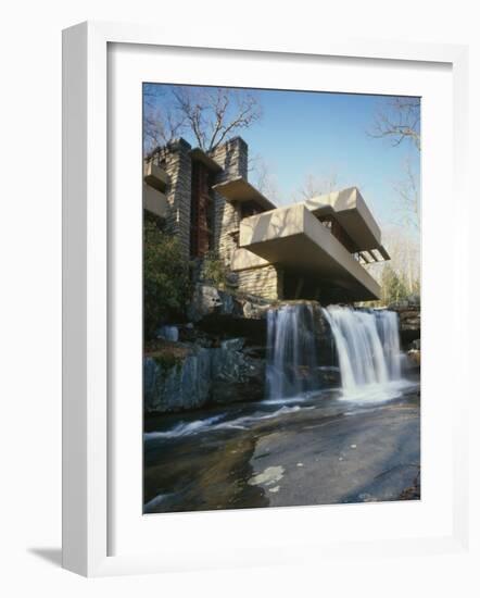 Fallingwater, State Route 381, Pennsylvania-Frank Lloyd Wright-Framed Photo