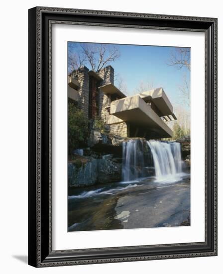 Fallingwater, State Route 381, Pennsylvania-Frank Lloyd Wright-Framed Photo