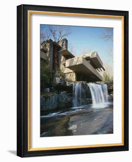 Fallingwater, State Route 381, Pennsylvania-Frank Lloyd Wright-Framed Photo