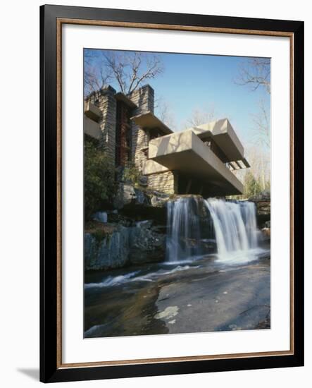 Fallingwater, State Route 381, Pennsylvania-Frank Lloyd Wright-Framed Photo