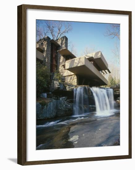 Fallingwater, State Route 381, Pennsylvania-Frank Lloyd Wright-Framed Photo