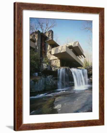 Fallingwater, State Route 381, Pennsylvania-Frank Lloyd Wright-Framed Photo