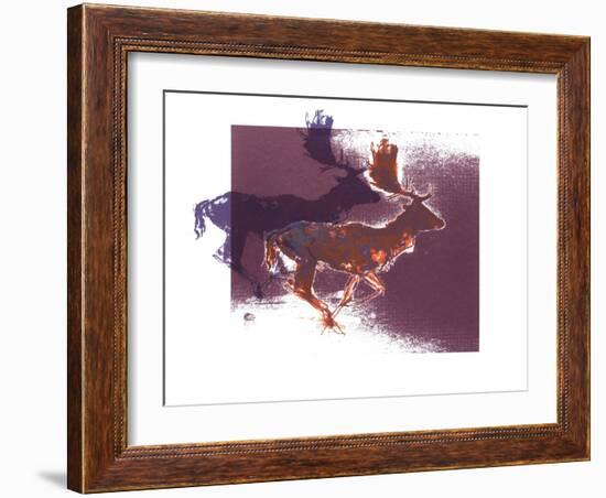 Fallow Bucks, 2015-Mark Adlington-Framed Giclee Print