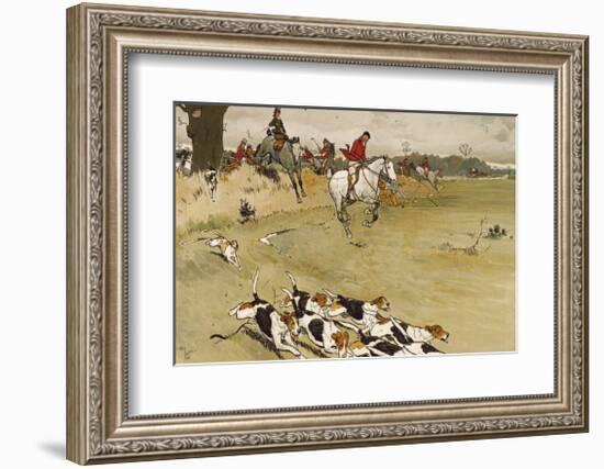 Fallowfield Hunt-Cecil Aldin-Framed Premium Giclee Print