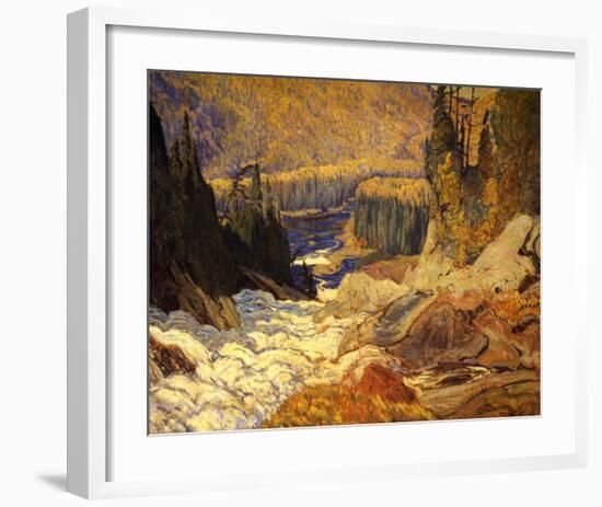Falls, Montreal River-J^ E^ H^ MacDonald-Framed Art Print