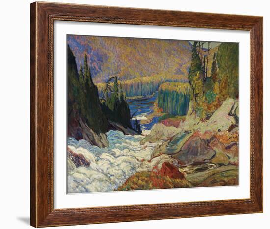 Falls, Montreal River-J. E. H. MacDonald-Framed Giclee Print