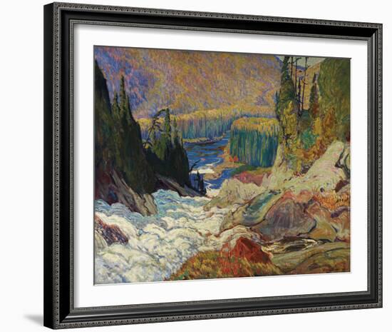 Falls, Montreal River-J. E. H. MacDonald-Framed Giclee Print