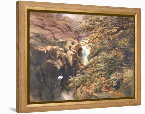 Falls of Bran-Charles Richardson-Framed Premier Image Canvas