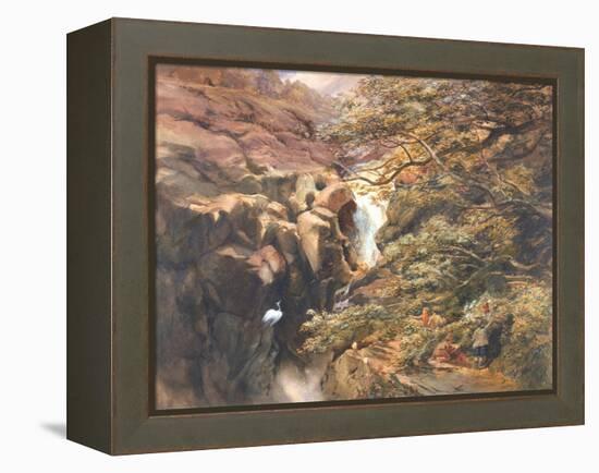 Falls of Bran-Charles Richardson-Framed Premier Image Canvas