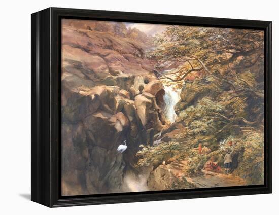 Falls of Bran-Charles Richardson-Framed Premier Image Canvas