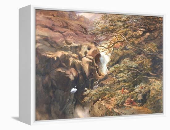 Falls of Bran-Charles Richardson-Framed Premier Image Canvas