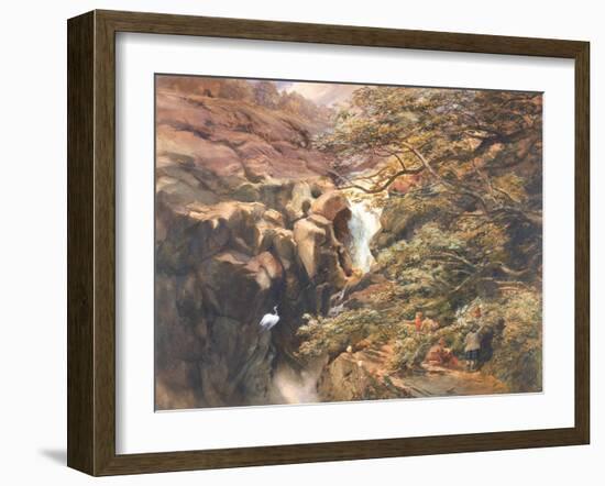 Falls of Bran-Charles Richardson-Framed Giclee Print