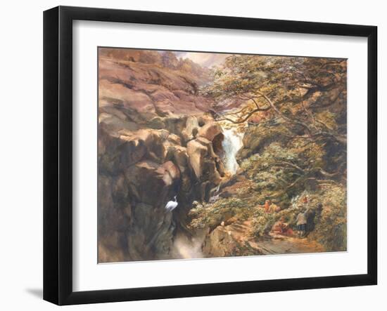Falls of Bran-Charles Richardson-Framed Giclee Print