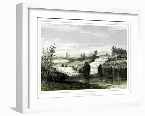 Falls of the Spokane-Thomas H. Ford-Framed Giclee Print