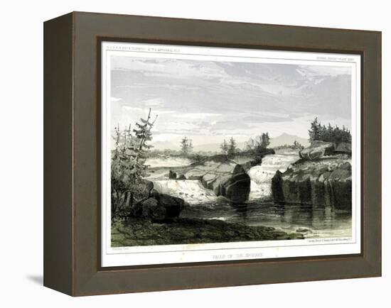 Falls of the Spokane-Thomas H. Ford-Framed Premier Image Canvas