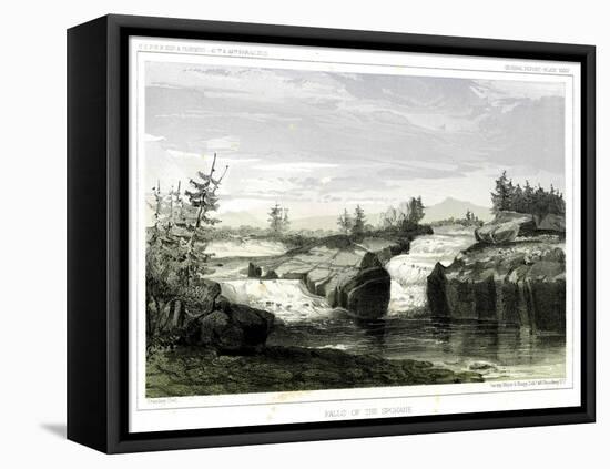 Falls of the Spokane-Thomas H. Ford-Framed Premier Image Canvas