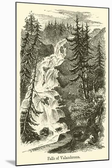 Falls of Valambrossa-null-Mounted Giclee Print