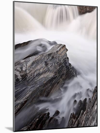 Falls on Kicking Horse River, Yoho Nat'l Park, UNESCO World Heritage Site, British Columbia, Canada-James Hager-Mounted Photographic Print