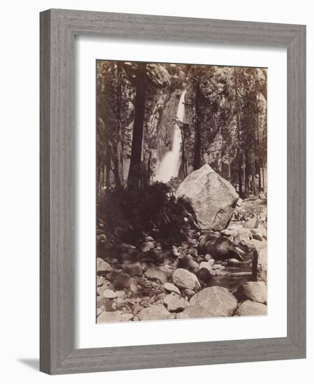 Falls, Yosemite, C.1860-Carleton Emmons Watkins-Framed Giclee Print
