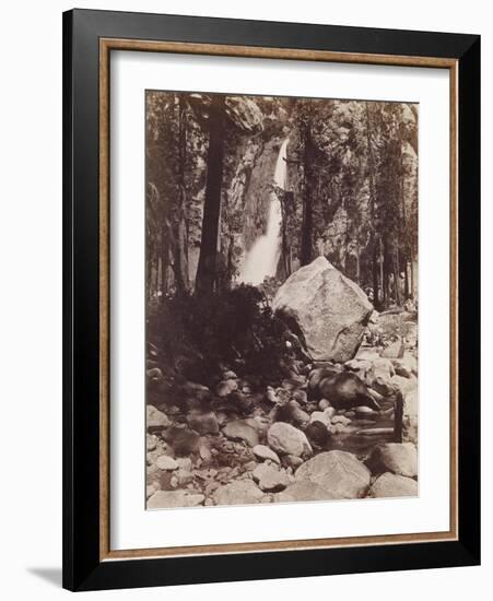 Falls, Yosemite, C.1860-Carleton Emmons Watkins-Framed Giclee Print