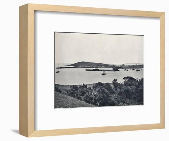 'Falmouth - General View, from Pendennis', 1895-Unknown-Framed Photographic Print