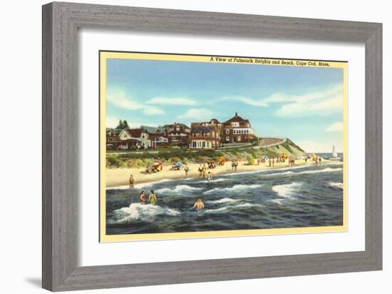 Falmouth Heights, Cape Cod-null-Framed Art Print