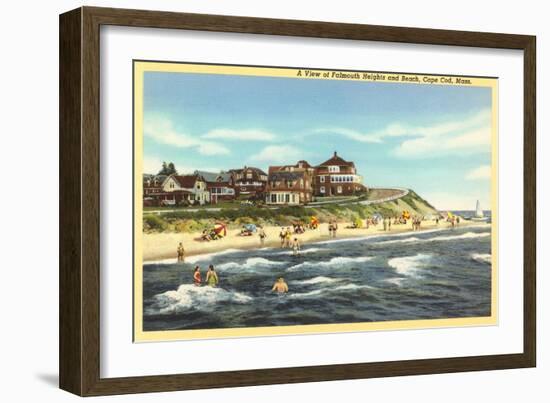 Falmouth Heights, Cape Cod--Framed Art Print