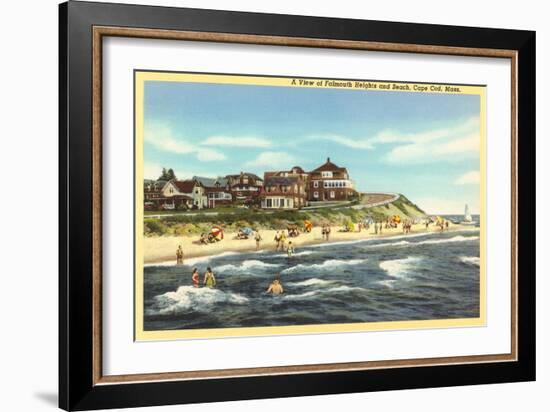 Falmouth Heights, Cape Cod-null-Framed Art Print