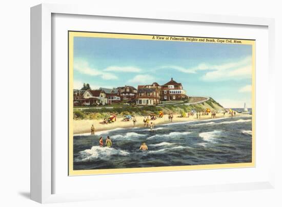 Falmouth Heights, Cape Cod-null-Framed Art Print