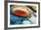 False-col Jupiter's Great Red Spot-null-Framed Photographic Print