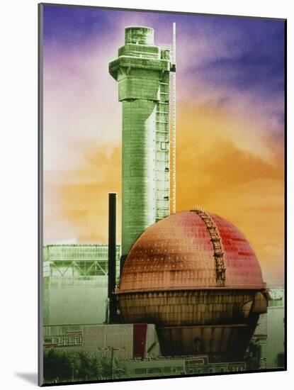 False-col Photo of Sellafield Nuclear Power Plant-Dr. Jeremy Burgess-Mounted Photographic Print
