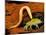 False-colour SEM of a Nematode Worm & Acarus Siro-Dr. Jeremy Burgess-Mounted Photographic Print