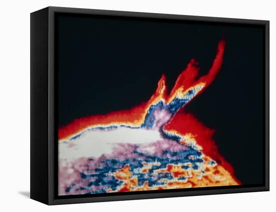 False-colour Skylab Image of a Solar Prominence-null-Framed Premier Image Canvas