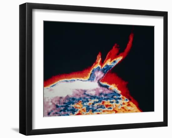 False-colour Skylab Image of a Solar Prominence-null-Framed Photographic Print