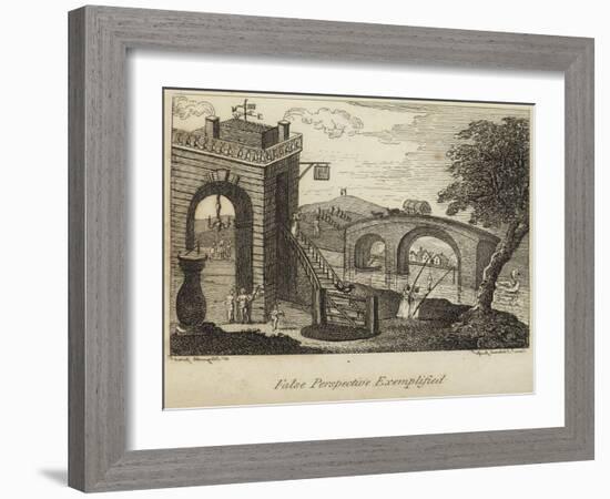 False Perspective Exemplified-William Hogarth-Framed Giclee Print