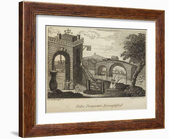 False Perspective Exemplified-William Hogarth-Framed Giclee Print